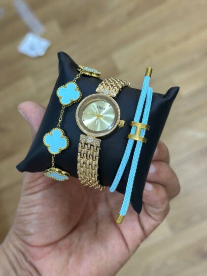 طقم "لمسة الفيروز الملكية"